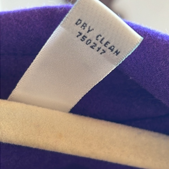 Purple wool blend VALERIE STEVENS jacket - Picture 10 of 10